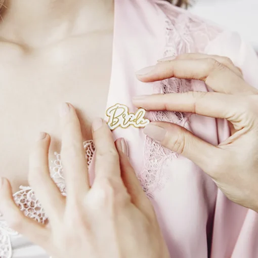 Bride Brosje Gull