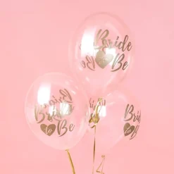 Bride To Be Ballonger Gull og Gjennomsiktig