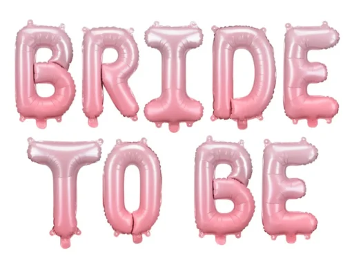Bride To Be Folieballong Lyserosa