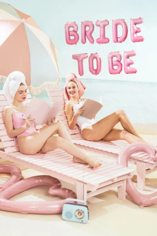 Bride To Be Folieballong Lyserosa
