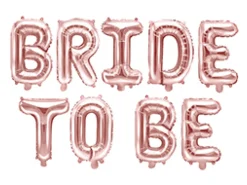 Bride To Be Folieballonger Gullrosa