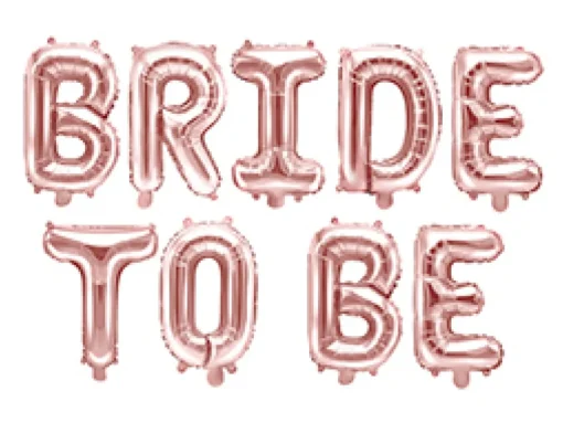 Bride To Be Folieballonger Gullrosa