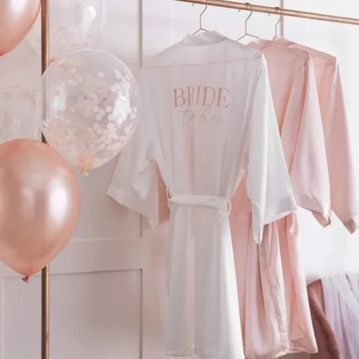 Bride To Be Kimono Hvit