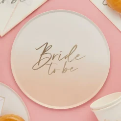 Bride To Be Papptallerkener
