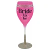 Bride To Be Vinglass Rosa
