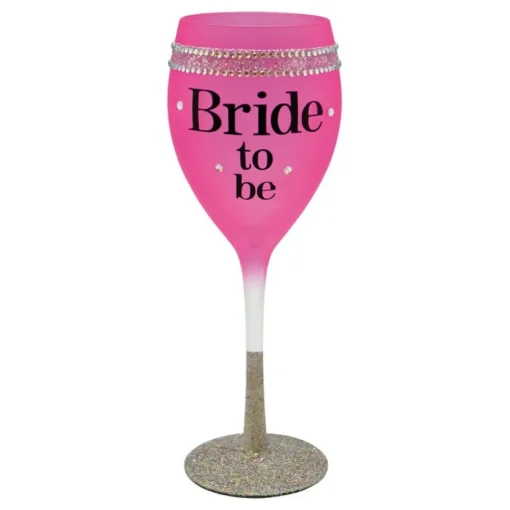 Bride To Be Vinglass Rosa