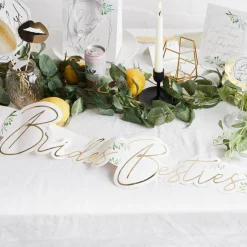 Brides Besties Blad Skråbånd