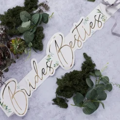 Brides Besties Blad Skråbånd
