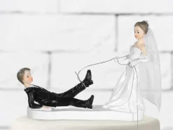 Brudepar med Tau Bryllupsfigurer