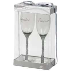 Brudepar Together Forever Champagneglass