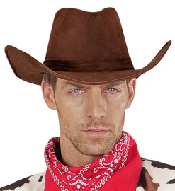Brun cowboyhatt