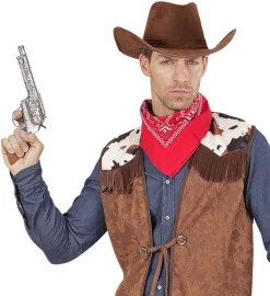 Brun cowboyhatt
