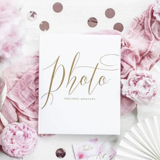 Bryllup Fotoalbum Hvit