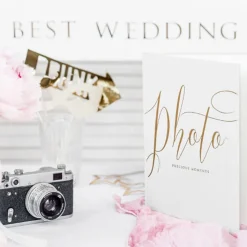 Bryllup Fotoalbum Hvit