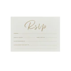 Bryllup RSVP Kort