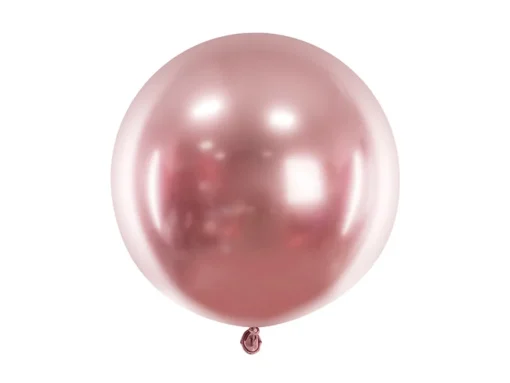 Bubble Krom Ballong Gullrosa