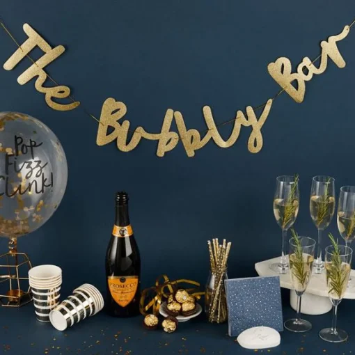 Bubbly Bar Bokstavgirlander