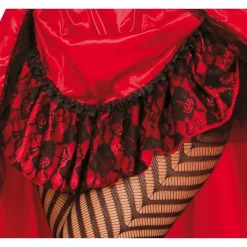 Burlesque Danser Kostyme Rød