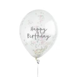 Bursdag Ballonger Konfetti Iriserende
