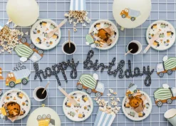 Byggeplass Happy Birthday Girlander
