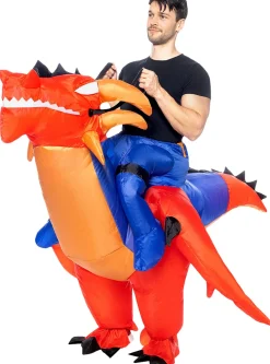 Carry Me Drage Oppblåsbart Kostyme