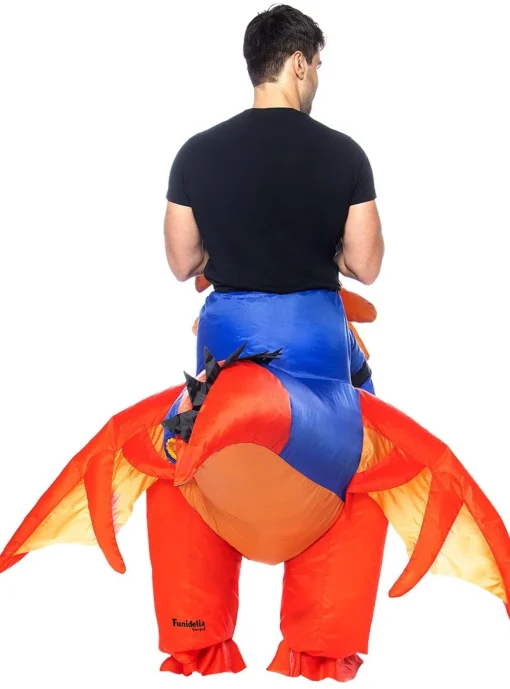 Carry Me Drage Oppblåsbart Kostyme