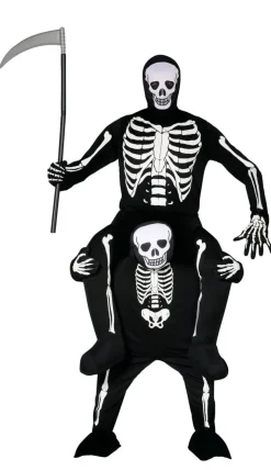 Carry Me Halloween Skjelett Kostyme Voksen