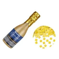 Champagne Konfettikanon Gull