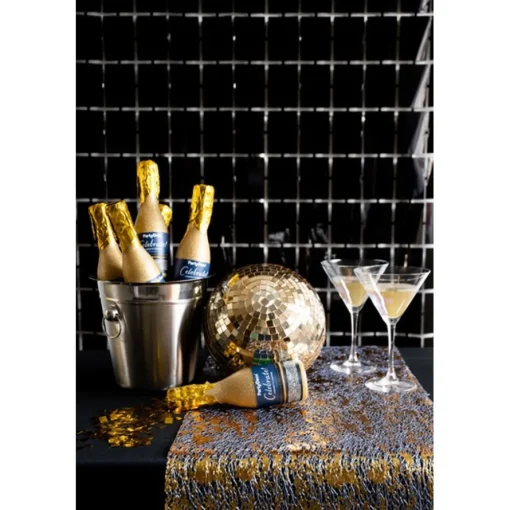 Champagne Konfettikanon Gull