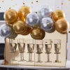 Champagne Vegg med Ballonger