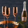 Champagneglass Gullrosa Rustfritt Stål