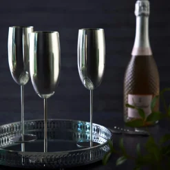 Champagneglass Sølv Rustfritt Stål