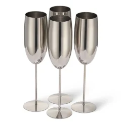 Champagneglass Sølv Rustfritt Stål