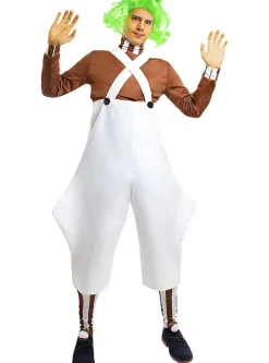 Charlie & Sjokoladefabrikken® Oompa Loompa Kostyme