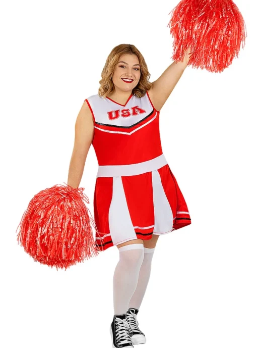 Cheerleader Kostyme Plussize
