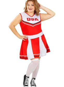 Cheerleader Kostyme Plussize