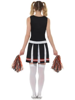 Cheerleader Kostyme Svart og Hvit