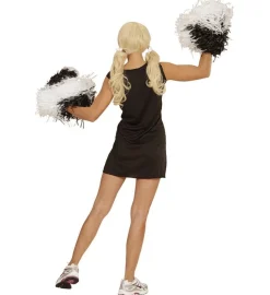 Cheerleader Kostyme Svart og Rosa