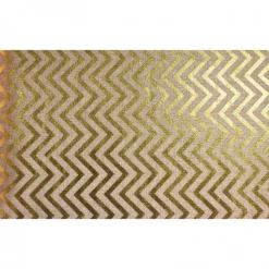 Chevron Jute Bordløper Gull
