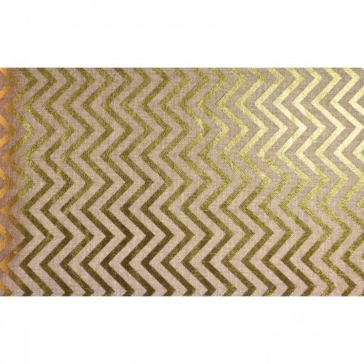 Chevron Jute Bordløper Gull