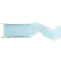 Chiffonbånd Himmelblå