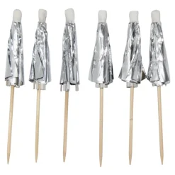 Cocktailparaplyer Sølv