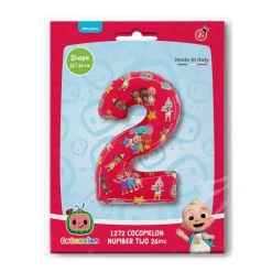 Cocomelon® 2 År Tall Folieballong