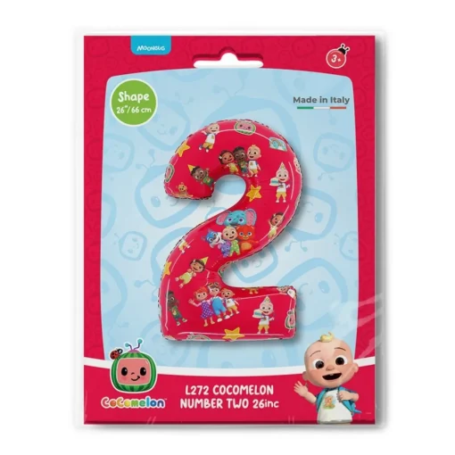 Cocomelon® 2 År Tall Folieballong