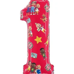 Cocomelon® 1 År Tall Folieballong