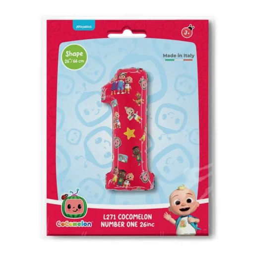 Cocomelon® 1 År Tall Folieballong