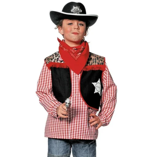 Cowboy Barnevest Kostyme