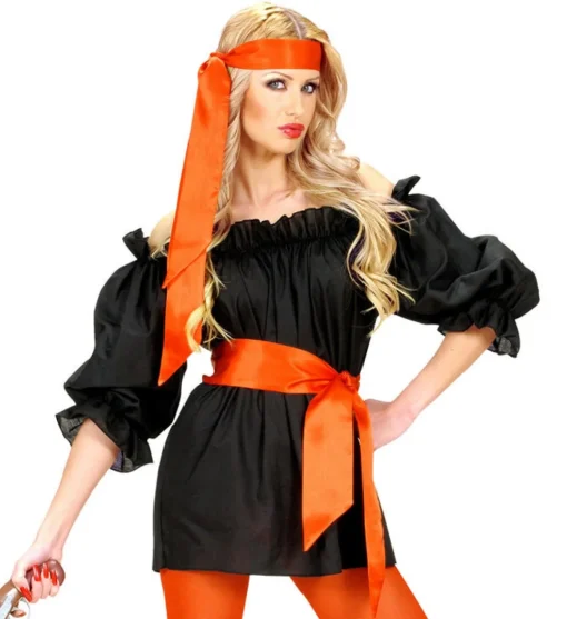 Cowboybluse Svart