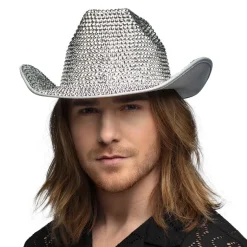 Cowboyhatt Glimmer Sølv
