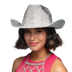 Cowboyhatt Glimmer Sølv